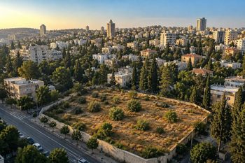קרקע במיקום הכי טוב בירושלים, ל-10 יח"ד