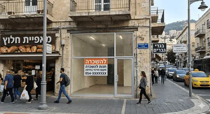 חנות להשכרה בשוק תלפיות חיפה