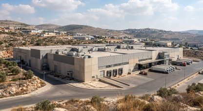 מבנה תעשייה באזור תעשיה עמנואל בשומרון