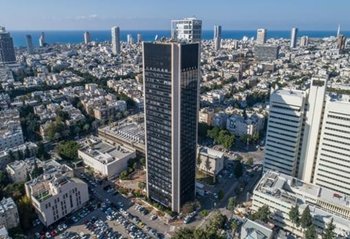 משרדים להשכרה המגדל דניאל פריש, תל אביב | 110 מ"ר