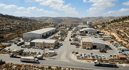 מגרש לתעשיה באיזור הכניסה לירושלים