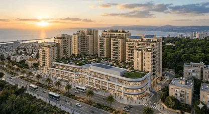 פרויקט מגורים + מסחר על הכרמל בחיפה