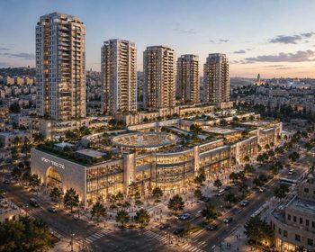 פרויקט משולב מרכז מסחרי ומגורים ירושלים