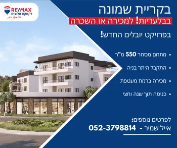 בבלעדיות! מתחם מסחר חדש בקרית שמונה!