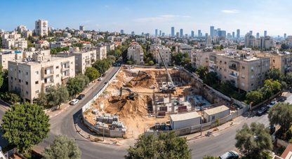 למכירה פרויקט עסקת פינוי בינוי גבעתיים